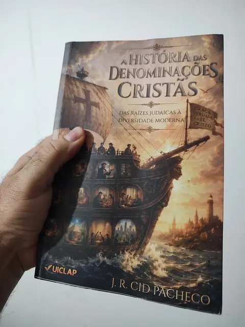 O autor segura o primeiro boneco impresso do livro
